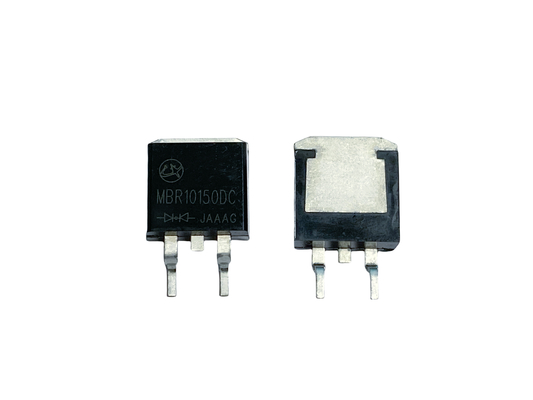 MBR10150DC 10A150V TO-263 Schottky Barrier Rectifier bassa tensione in avanti per l'alimentazione elettrica