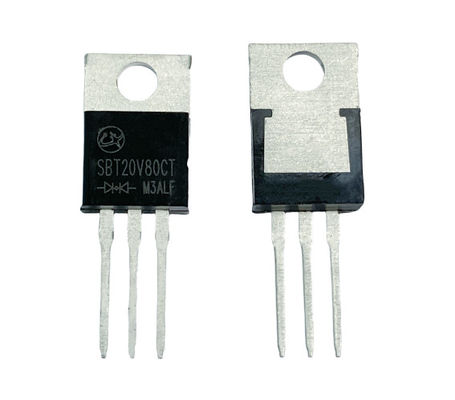 20A80V SBT20V80CT Velocità di commutazione rapida Diodi Schottky a bassa frequenza VF per raddrizzatore