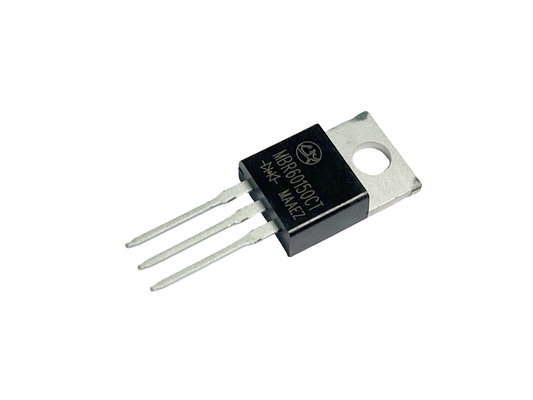 60A150V TO-220AB Diodi di barriera Schottky con velocità di commutazione rapida MBR60150CT