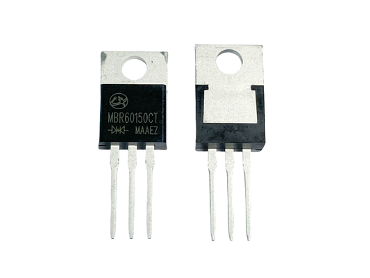 60A150V TO-220AB Diodi di barriera Schottky con velocità di commutazione rapida MBR60150CT