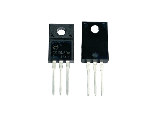 10A600V CS10N60A2 TO-220F Low ON Resistance Motor Control Mosfet ad alta tensione per industria