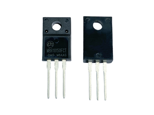10A 150V MBR10150FCT Diodi di barriera Schottky convenienti per la commutazione ad alta frequenza e convertitori in CC / DC a bordo