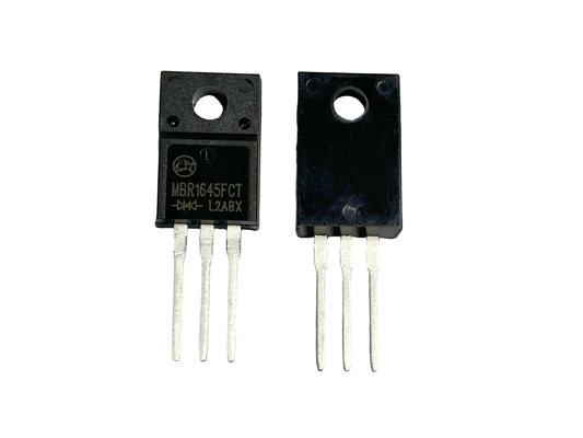 16A450V alimentazione a commutazione ad alta frequenza Diodi di barriera Schottky per il convertitore di corrente continua e continua di bordo MBR1645FCT